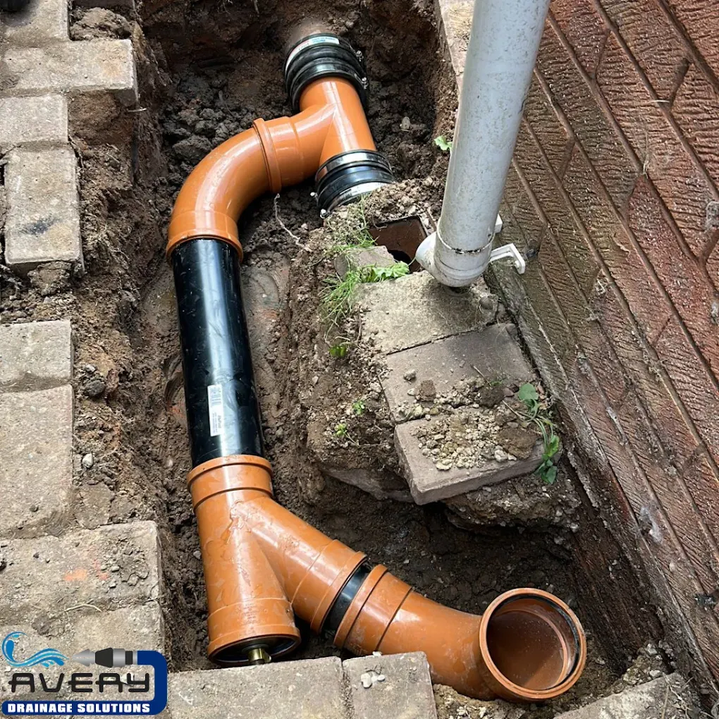 Professional drainage pipe installation and groundworks